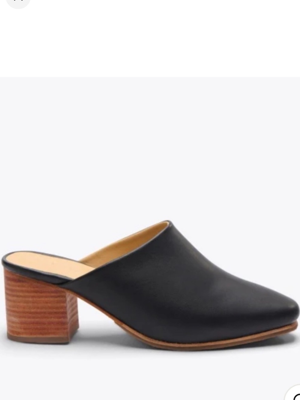 Nisolo Stacked Heel Mule